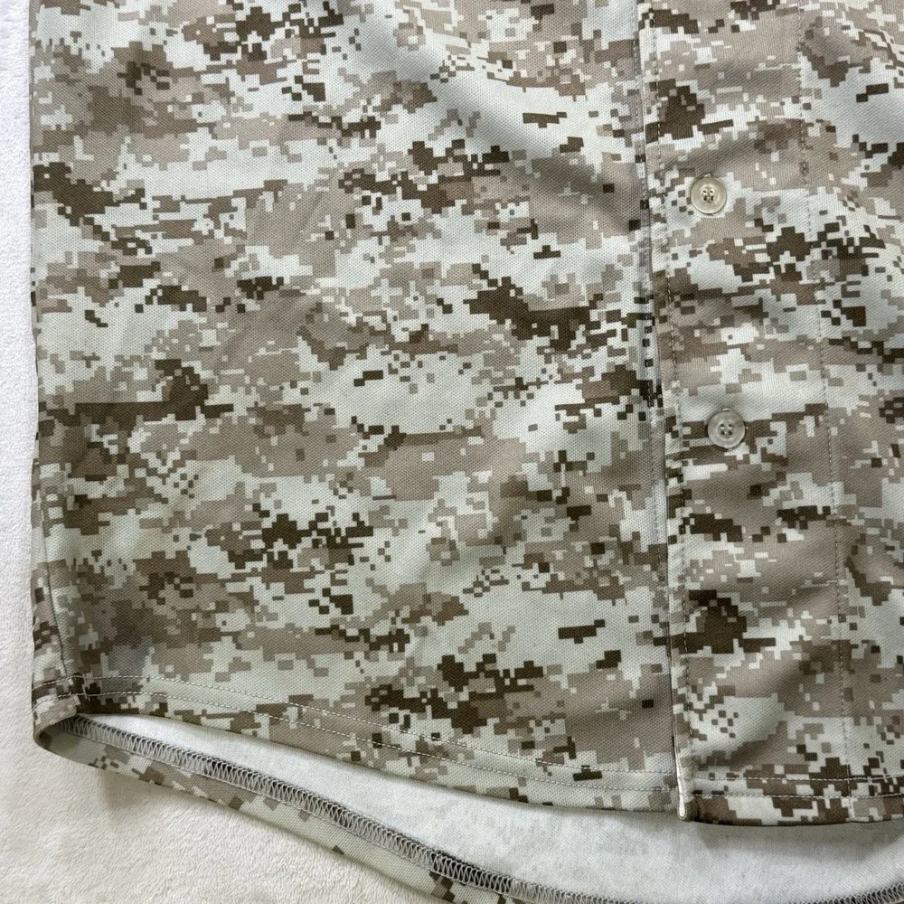 Birmingham Barons Team Issued #22 Authentic MiLB Military Camo Jersey Size 48